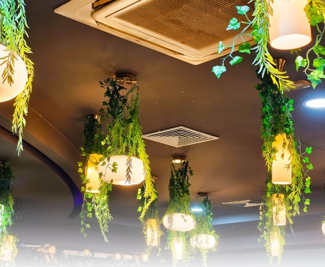 ozelenjavanje enteriejra kafića